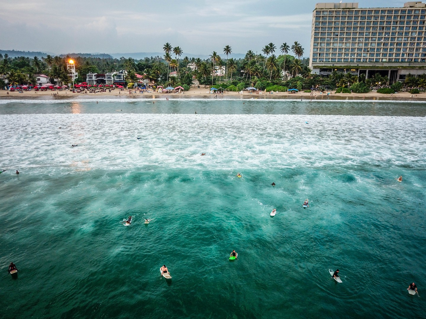 Surfing,On,Sunset,Beach,In,Indian,Ocean,,Weligama,,Sri,Lanka