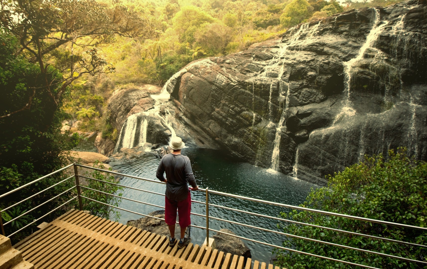 Waterfall,On,Sri,Lanka,horton,Place