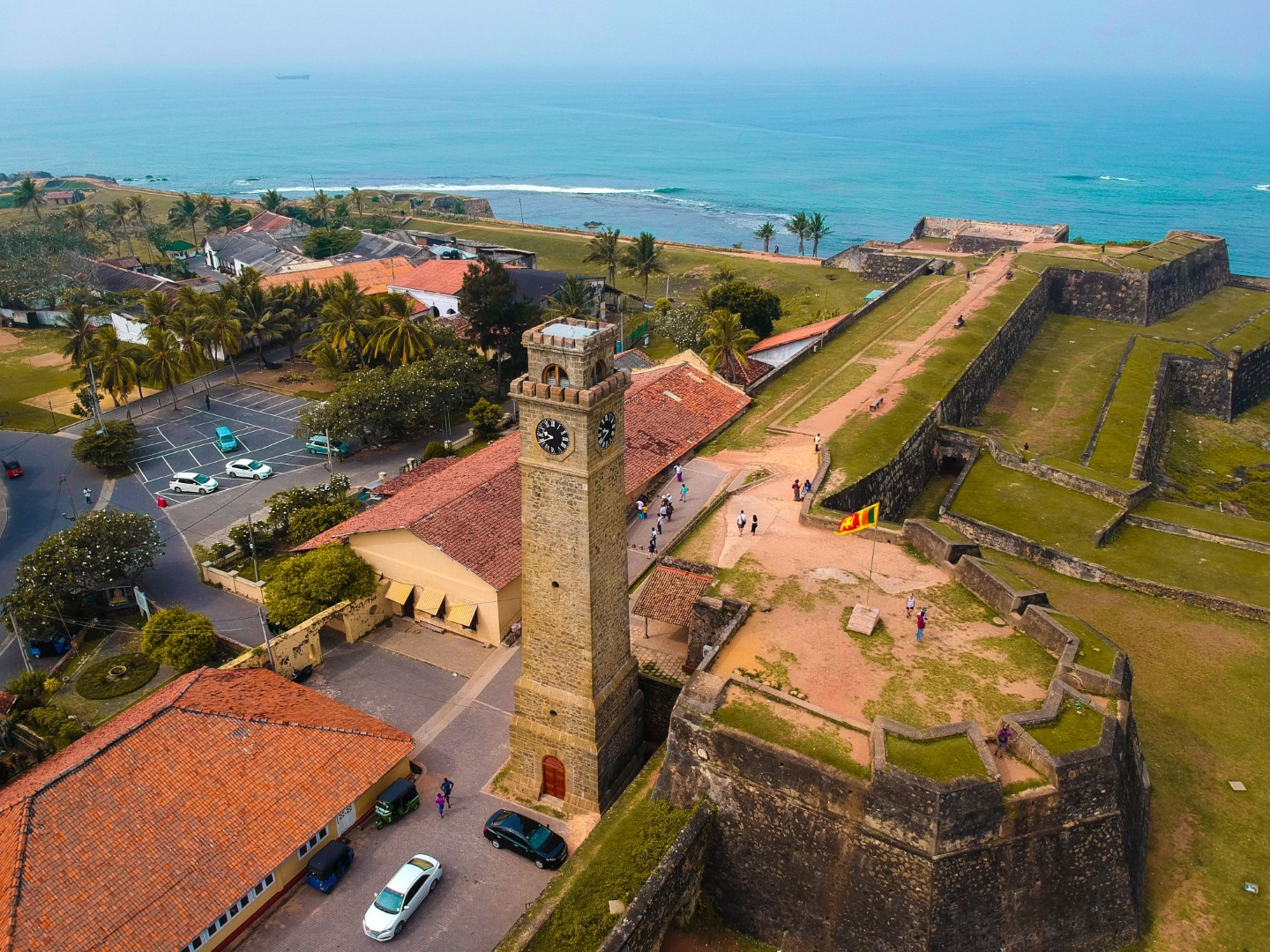 An,Aerial,Shot,Of,The,Galle,Dutch,Fort,In,Sri