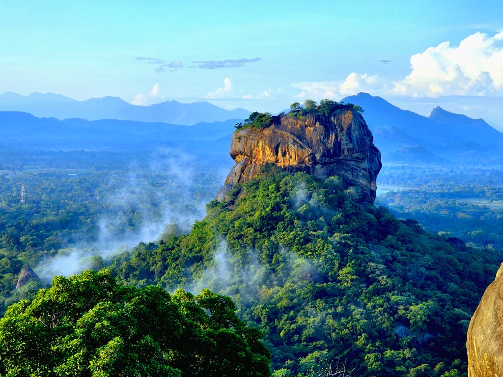 Sigiriya rock 🪨 from sri Lenka and sky views